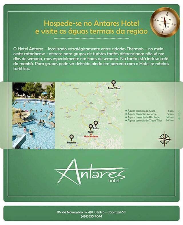 Hotel Antares Capinzal  Dış mekan fotoğraf